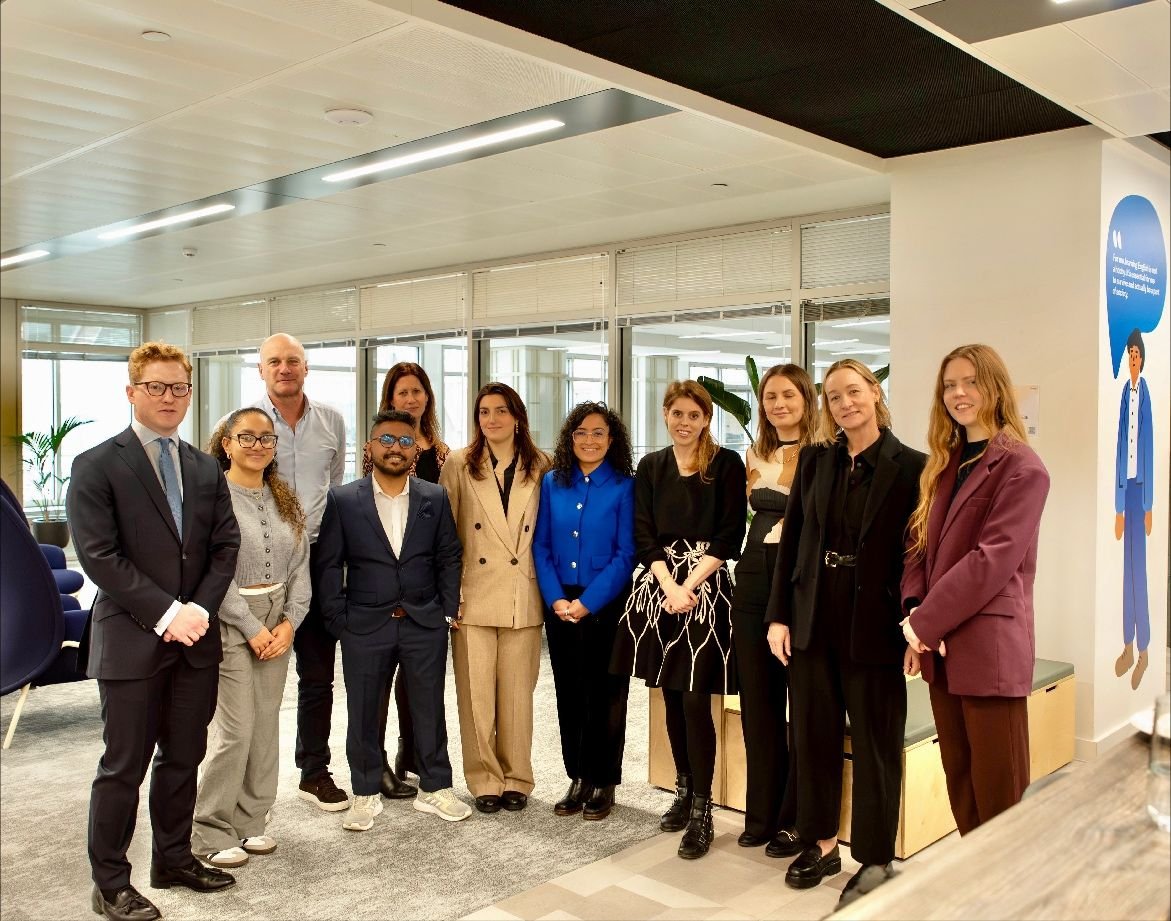Group photo from the HRH Princess Beatrice student mental health roundtable